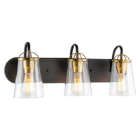 Voltaire 24" Modern Farmhouse 3-Light Vanity / Bathroom Light