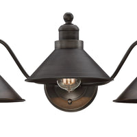 Welton 26" Modern Industrial 3-Light Vanity / Bathroom Light