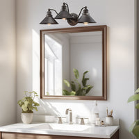 Welton 26" Modern Industrial 3-Light Vanity / Bathroom Light