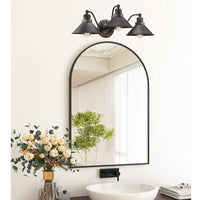 Welton 26" Modern Industrial 3-Light Vanity / Bathroom Light