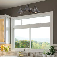 Welton 26" Modern Industrial 3-Light Vanity / Bathroom Light