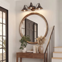 Welton 26" Modern Industrial 3-Light Vanity / Bathroom Light
