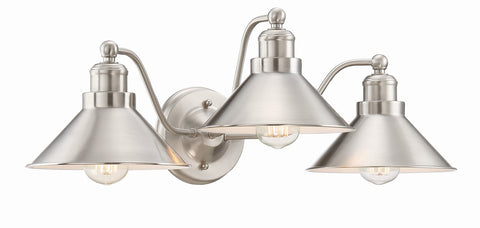 Welton 26" 3-Light Modern Farmhouse Bathroom Light