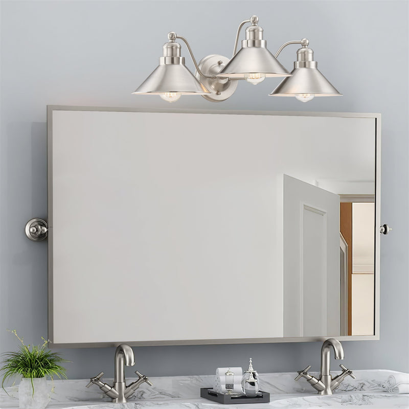 Welton 26" 3-Light Modern Farmhouse Bathroom Light