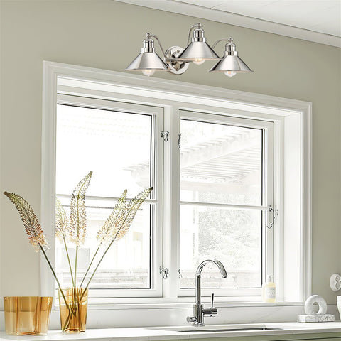 Welton 26" 3-Light Modern Farmhouse Bathroom Light