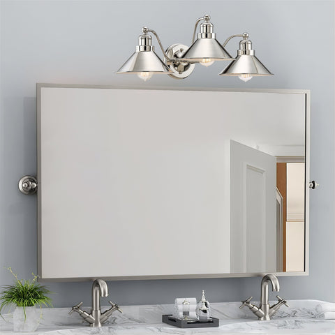 Welton 26" 3-Light Modern Farmhouse Bathroom Light