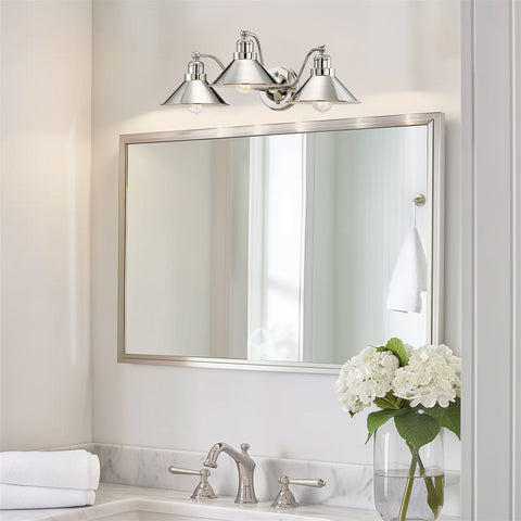 Welton 26" 3-Light Modern Farmhouse Bathroom Light
