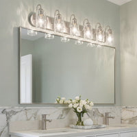 Armada II 48" Modern 6-Light Over Mirror Vanity / Bathroom Light