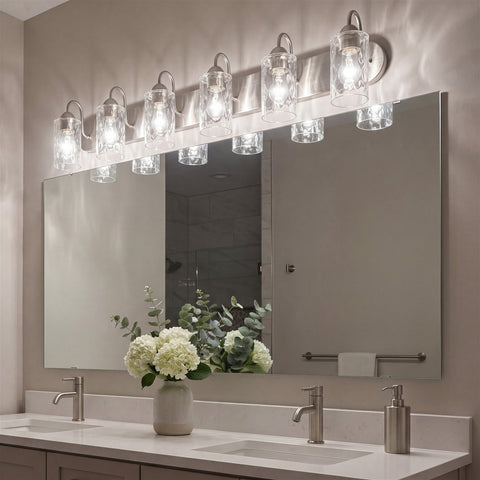 Armada II 48" Modern 6-Light Over Mirror Vanity / Bathroom Light