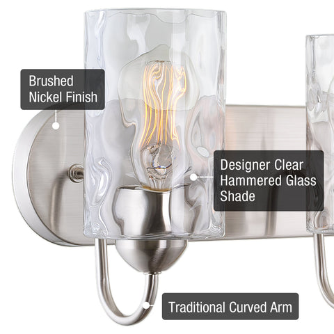 Armada II 48" Modern 6-Light Over Mirror Vanity / Bathroom Light