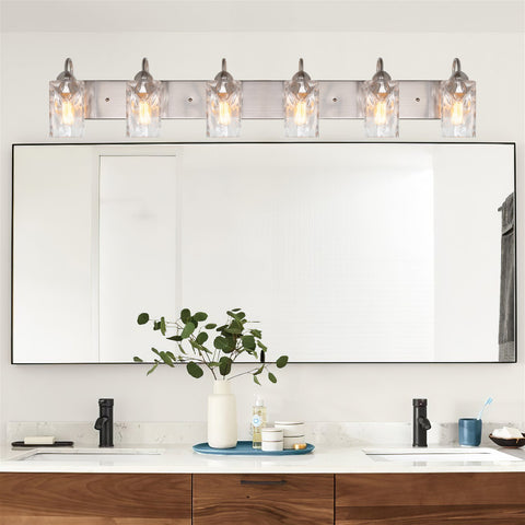 Armada II 48" Modern 6-Light Over Mirror Vanity / Bathroom Light