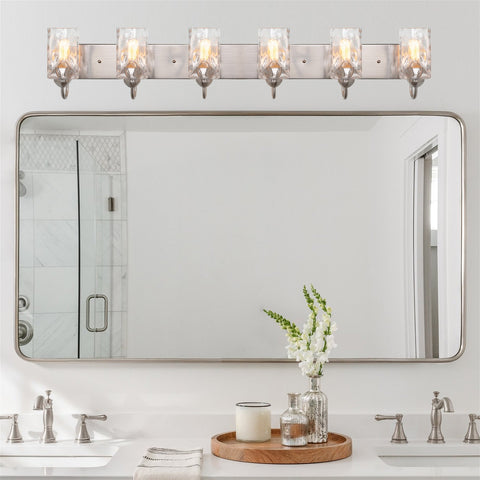 Armada II 48" Modern 6-Light Over Mirror Vanity / Bathroom Light