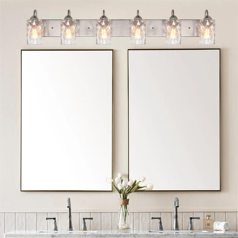 Armada II 48" Modern 6-Light Over Mirror Vanity / Bathroom Light
