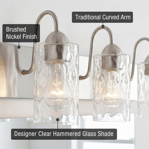 Armada II 48" Modern 6-Light Over Mirror Vanity / Bathroom Light