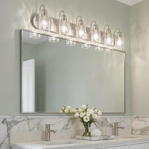 Armada II 48" Modern 6-Light Over Mirror Vanity / Bathroom Light
