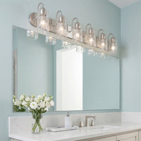 Armada II 48" Modern 6-Light Over Mirror Vanity / Bathroom Light