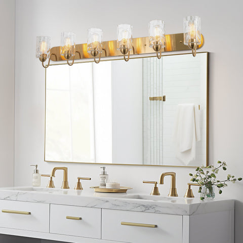 Armada II 48" Modern 6-Light Over Mirror Vanity / Bathroom Light