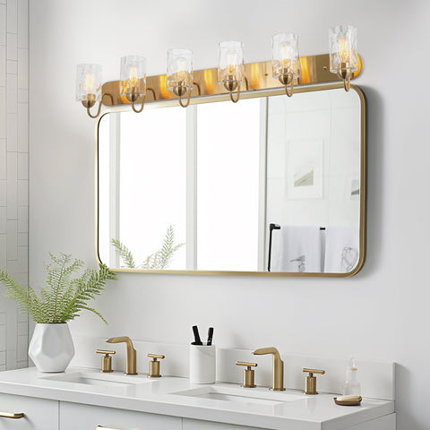 Armada II 48" Modern 6-Light Over Mirror Vanity / Bathroom Light