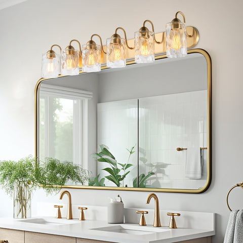 Armada II 48" Modern 6-Light Over Mirror Vanity / Bathroom Light