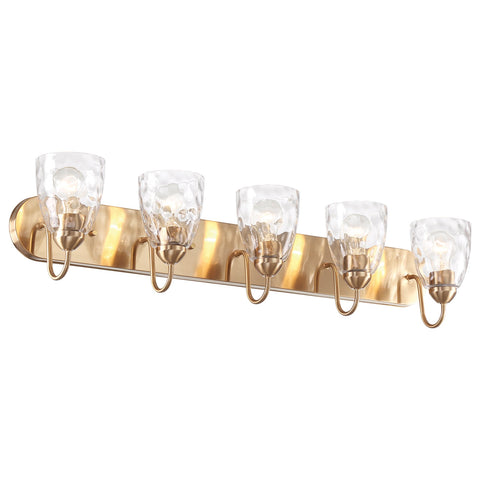 Armada 37" Modern 5-Light Over Mirror Vanity / Bathroom Light