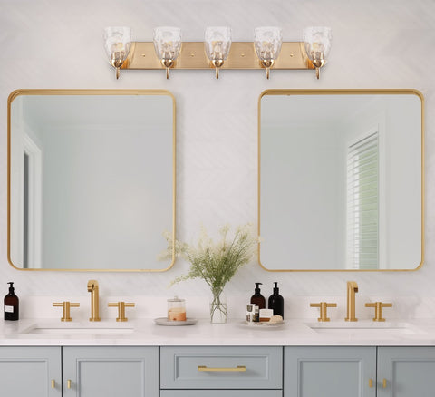 Armada 37" Modern 5-Light Over Mirror Vanity / Bathroom Light