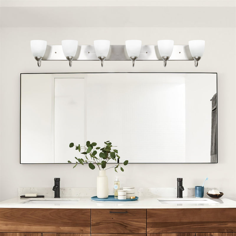 Armada 49" Modern 6-Light Over Mirror Vanity / Bathroom Light