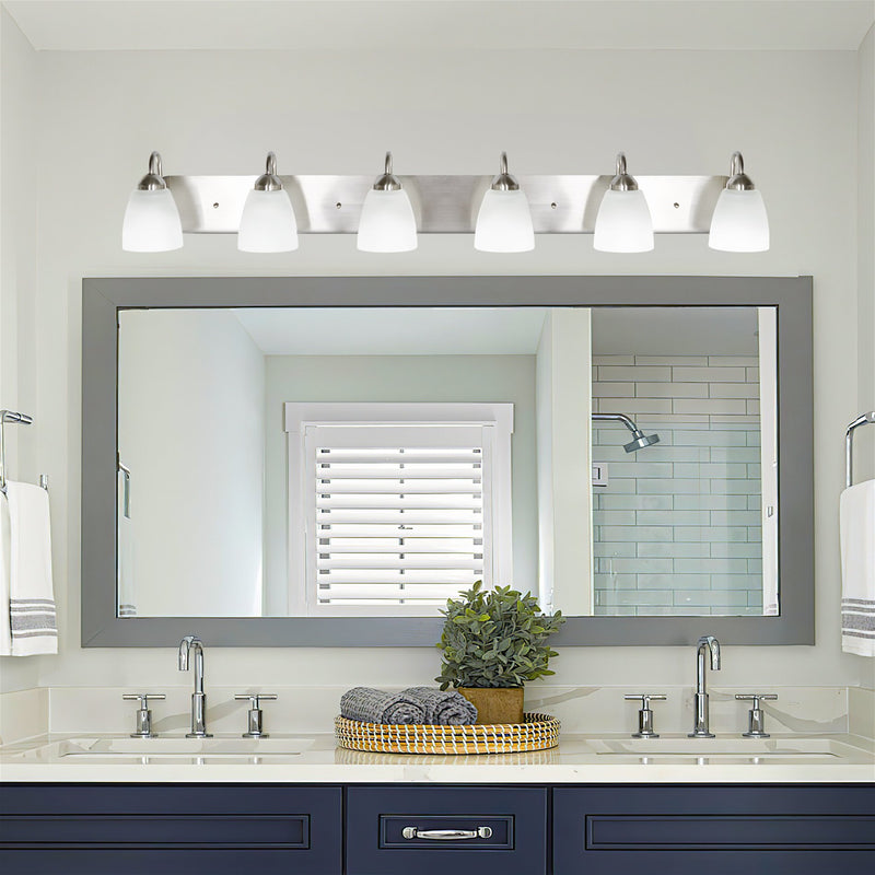 Armada 49" Modern 6-Light Over Mirror Vanity / Bathroom Light