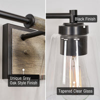 Crestline 23" 3-Light Modern Farmhouse Bathroom / Vanity Light