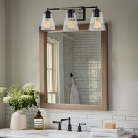 Crestline 23" 3-Light Modern Farmhouse Bathroom / Vanity Light