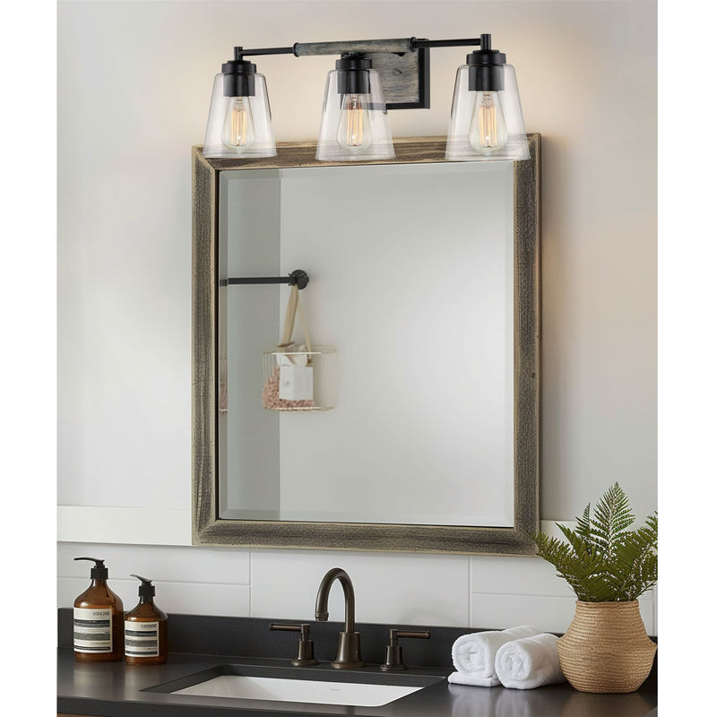 Crestline 23" 3-Light Modern Farmhouse Bathroom / Vanity Light