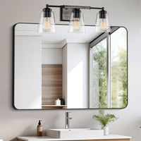 Crestline 23" 3-Light Modern Farmhouse Bathroom / Vanity Light