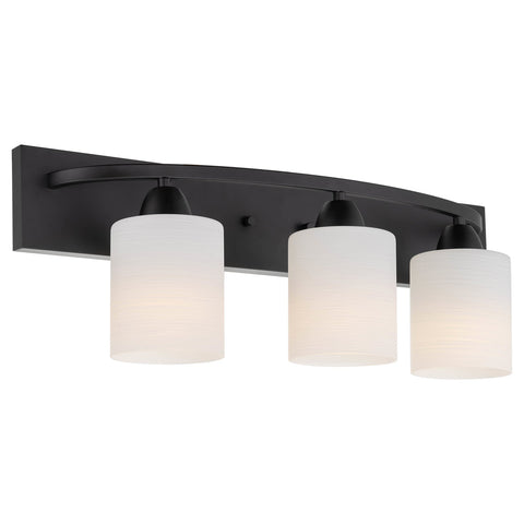 Claremont 24" Modern 3-Light Vanity / Bathroom Light