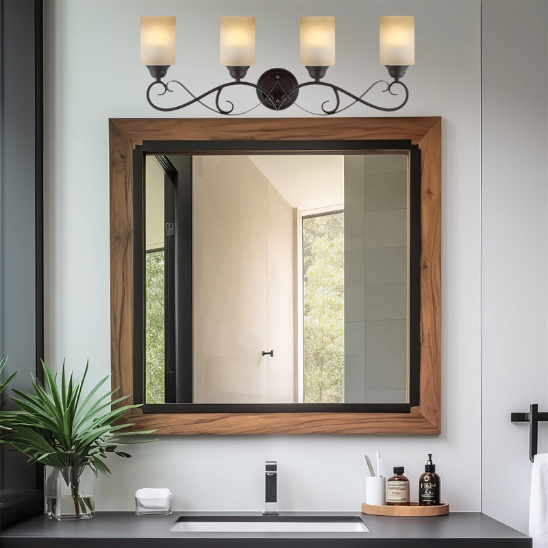 Villa 31" Traditional 4-Light Vanity / Bathroom Light