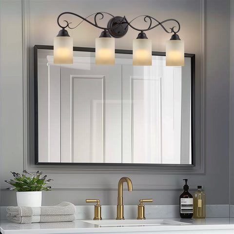 Villa 31" Traditional 4-Light Vanity / Bathroom Light