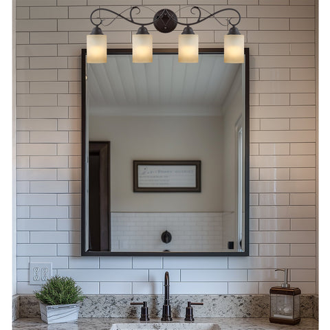 Villa 31" Traditional 4-Light Vanity / Bathroom Light