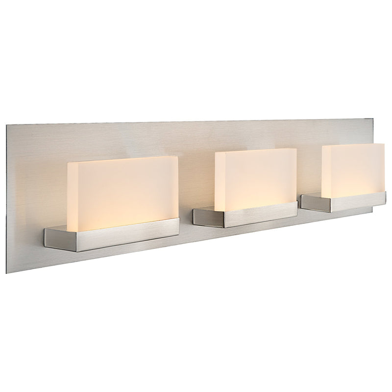 Everett 24" Modern 3-Light 30W Integrated LED (180W eq.) Bathroom / Vanity Light