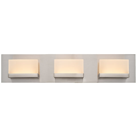 Everett 24" Modern 3-Light 30W Integrated LED (180W eq.) Bathroom / Vanity Light