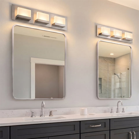 Everett 24" Modern 3-Light 30W Integrated LED (180W eq.) Bathroom / Vanity Light