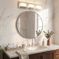 Everett 24" Modern 3-Light 30W Integrated LED (180W eq.) Bathroom / Vanity Light
