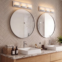 Everett 24" Modern 3-Light 30W Integrated LED (180W eq.) Bathroom / Vanity Light