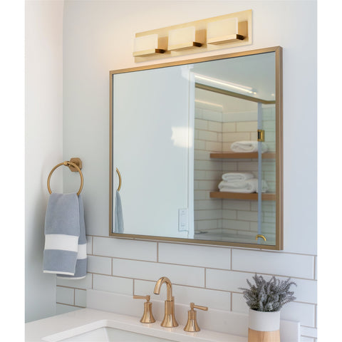 Everett 24" Modern 3-Light 30W Integrated LED (180W eq.) Bathroom / Vanity Light