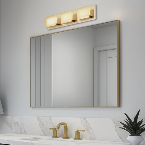 Everett 24" Modern 3-Light 30W Integrated LED (180W eq.) Bathroom / Vanity Light