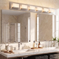 Everett 48" Modern 6-Light 60W Integrated LED (360W eq.) Bathroom / Vanity Light