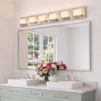 Everett 48" Modern 6-Light 60W Integrated LED (360W eq.) Bathroom / Vanity Light