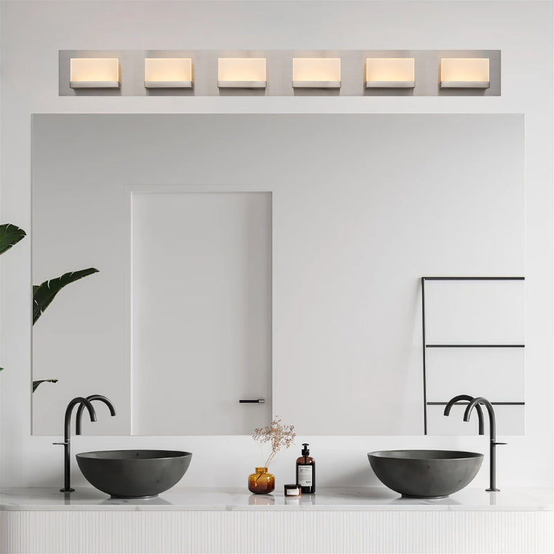 Everett 48" Modern 6-Light 60W Integrated LED (360W eq.) Bathroom / Vanity Light