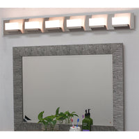 Everett 48" Modern 6-Light 60W Integrated LED (360W eq.) Bathroom / Vanity Light