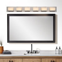 Everett 48" Modern 6-Light 60W Integrated LED (360W eq.) Bathroom / Vanity Light