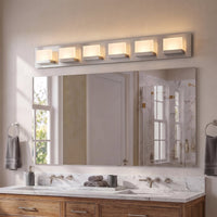 Everett 48" Modern 6-Light 60W Integrated LED (360W eq.) Bathroom / Vanity Light