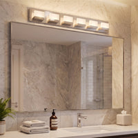 Everett 48" Modern 6-Light 60W Integrated LED (360W eq.) Bathroom / Vanity Light
