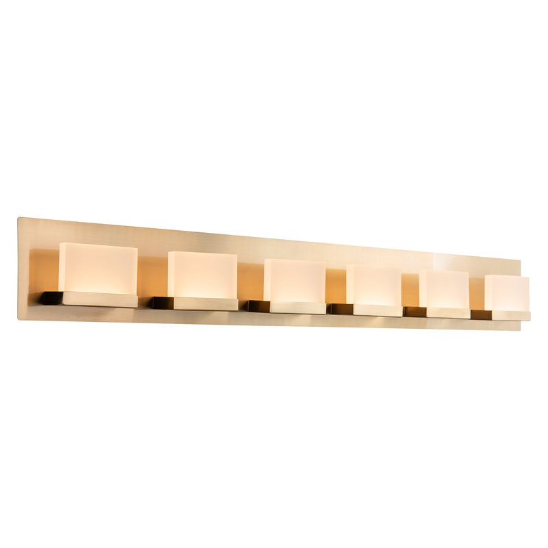 Everett 48" Modern 6-Light 60W Integrated LED (360W eq.) Bathroom / Vanity Light